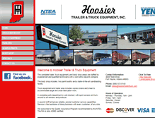 Tablet Screenshot of hoosiertrailertruck.com